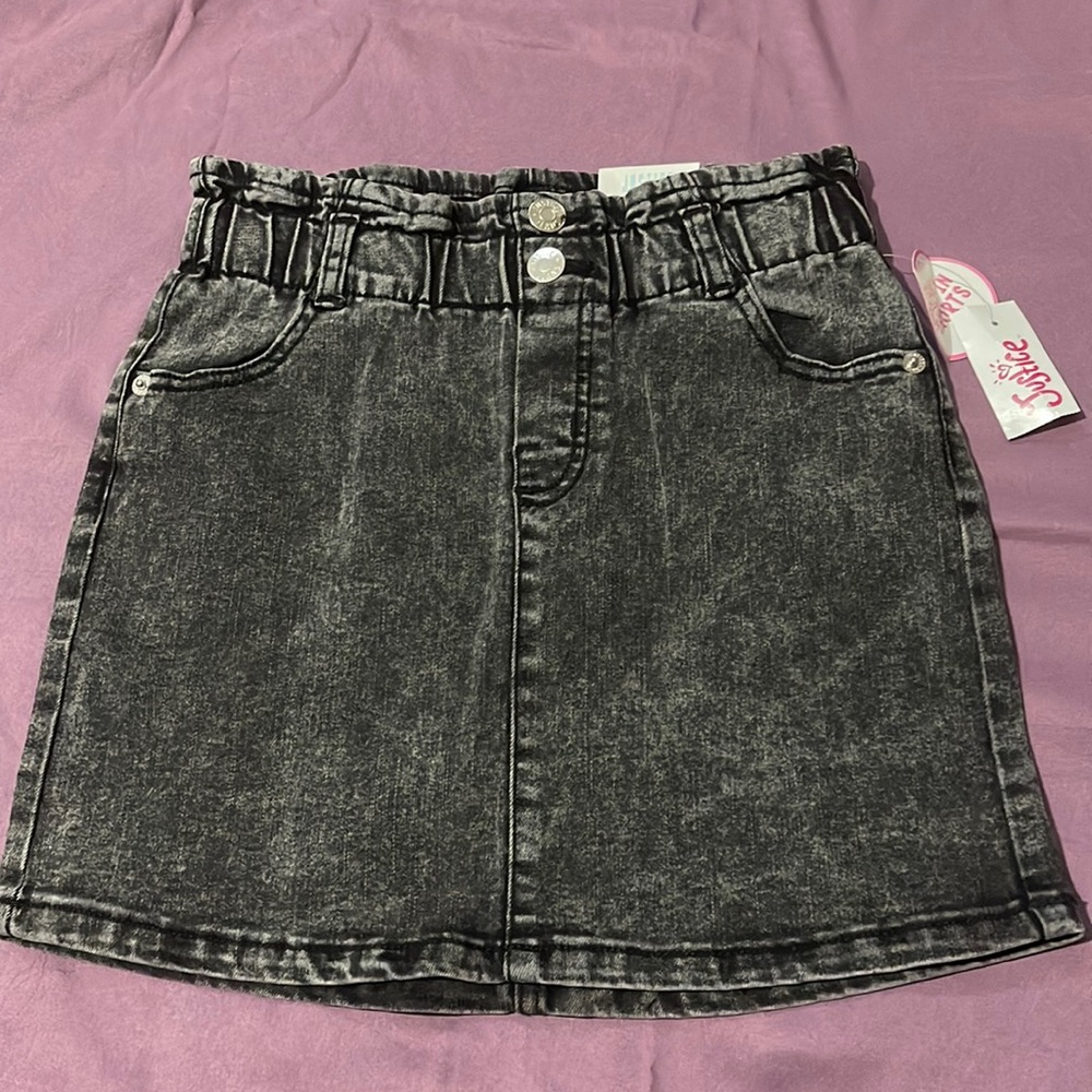 Justice denim skirt
